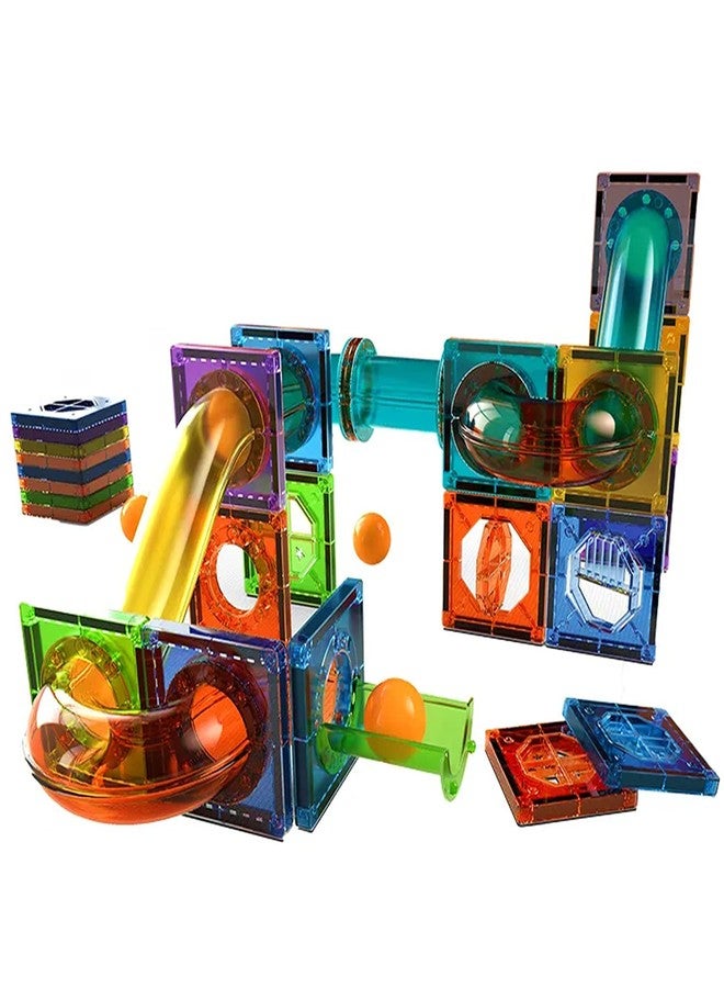 Kidology STEM Educational Magic Magnetic Building Tiles Construction DIY Toys, Creative Magic Magnetic Block Play Set for Aged 3+ Kids Best Gifts for School Kids (45 Pcs) - Image 1